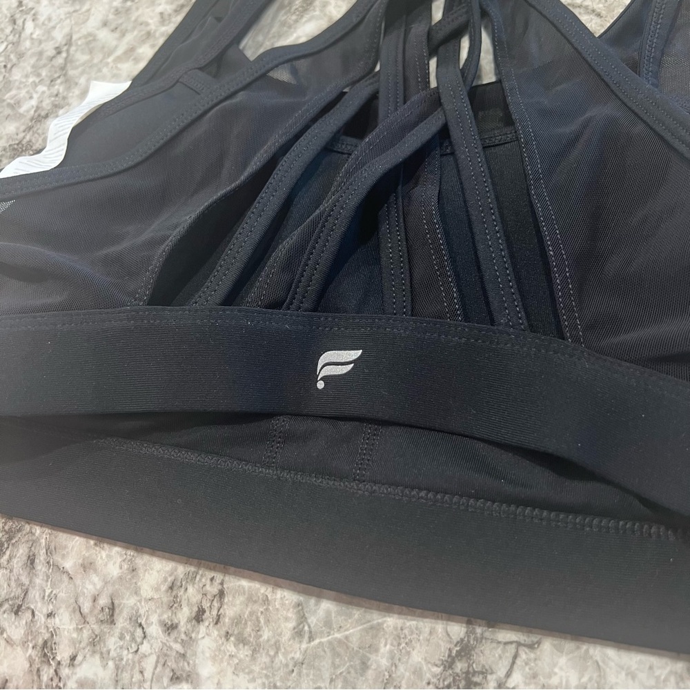 Fabletics sports bra size XS Faye high impact black NEW NWT - Picture 6 of 9